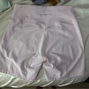 Light pink youngla biker shorts